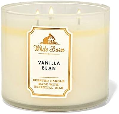 Bath & Body Works White Barn 3-Wick Candle in Vanilla Bean