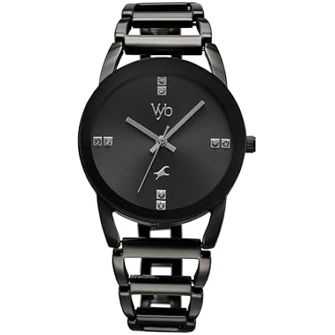 Fastrack Vyb Striker Quartz Analog Gun Dial Watch for Women