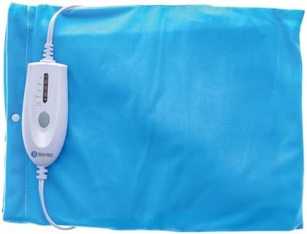 BodyMed Moist & Dry Heating Pad with Auto Shut Off Heating Pad for Neck, Shoulder, Back and Muscle Discomfort Relief - 12 in. x 15 Inch, Blue