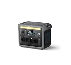 Anker SOLIX C1000 Tragbare Powerstation, LiFePO4, 1800W Solargenerator, 100% geladen in 58 Min. mit UltraFast Modus, LFP Po…