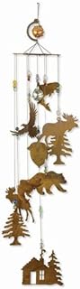 Sunset Vista Designs Wilderness Wonders Rustic Cabin Wind Chime, Large