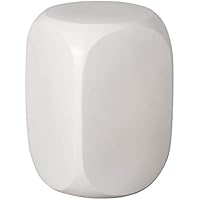  Emissary White Dice Ceramic Garden Stool (13