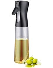 GRIFEMA GE2002B-300, Spray de Cuisine Huile Cuisine de Haute Qualité 300ML, Vaporisateur d&#39;Huile de Cuisson pour Friteuse sans Huile, Air Fryer Accessoires, Noir