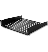 StarTech.com 2U Server Rack Shelf - Universal Vented Rack Mount Cantilever Tray for 19" Network E...