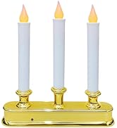 SUNSGNE 3-Light Christmas Battery Operated Window Candle Lamps with LED Flameless Flicker Lights,...