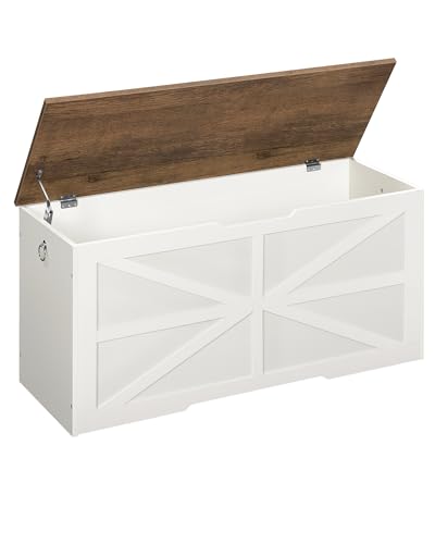 CHOEZON Storage Chest, 39.4" Wooden Storage Trunk, Modern Storage Bench