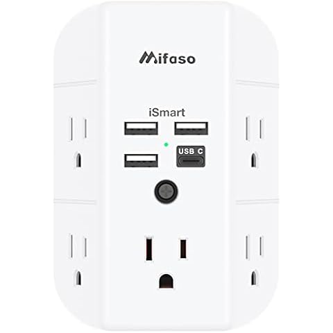 Mifaso Wall Outlet Extender with USB Ports Cover