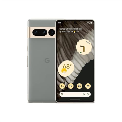 Google Pixel 7 Pro 5G, US Version, 128GB, Hazel - Unlocked (Renewed)