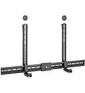 WALI Soundbar TV Mount, Sound Bar Bracket for Mounting Under or Above TV, Heavy Duty Design with ...