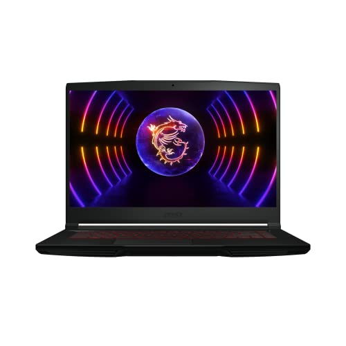 MSI Thin GF63 15.6" 144Hz Gaming Laptop, Intel Core i7-12650H, RTX 4050, 16GB DDR4, 512GB NVMe SSD, Windows 11 Home, Thin GF63 12VE-033CA