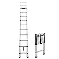 RecPro RV Telescoping Ladder 12.5ft Compatible with Lippert On-The-Go Prepped Units