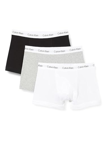 Calvin Klein Trunk 3pk 0000u2662g Boxer, Multicolore (Black/White/Grey...