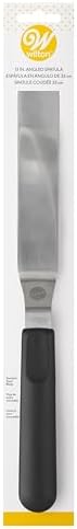 Wilton 13 Inch Angled Frosting Spatula, Stainless Steel With an Ergonomic Handle