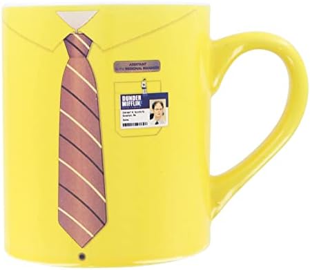 Silver Buffalo The Office Dwight Shirt Ceramic Mug, 14 Ounces