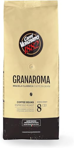 Caffè Vergnano 1882 Caffè in Grani Granaroma- 1 confezione da 1 Kg