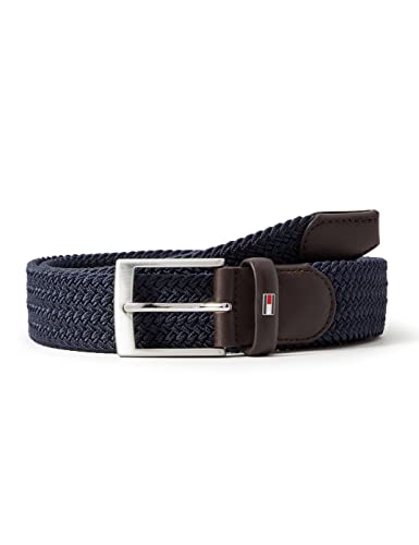 Tommy Hilfiger Cintura Uomo New Adan Belt 3.5 Cintura in Tessuto, Blu ...