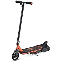 Mongoose React E2 Electric eScooter for Kids (Black and Orange)