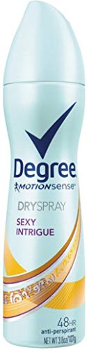 Degree MotionSense Dry Spray Antiperspirant, Sexy Intrigue 3.8 oz (Pack of 8)