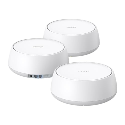 TP-Link Dual-Band BE5000 WiFi 7 Mesh Wi-Fi System (Deco BE25) | 4-Stream 5 Gbps | 240 Mhz Channels | Covers up to 6,600 Sq.Ft