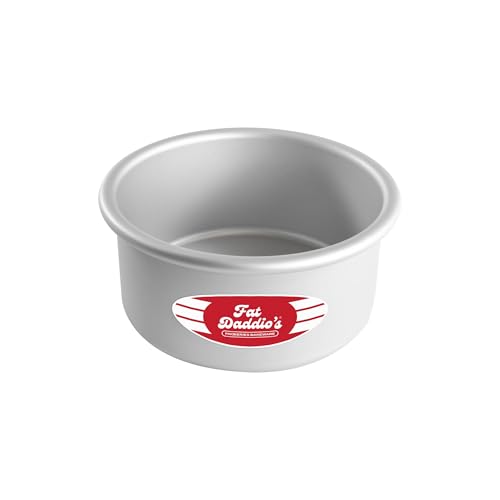 Fat Daddio's PRD-63 Anodized Aluminum Round Cake Pan, 6 x 3 inch