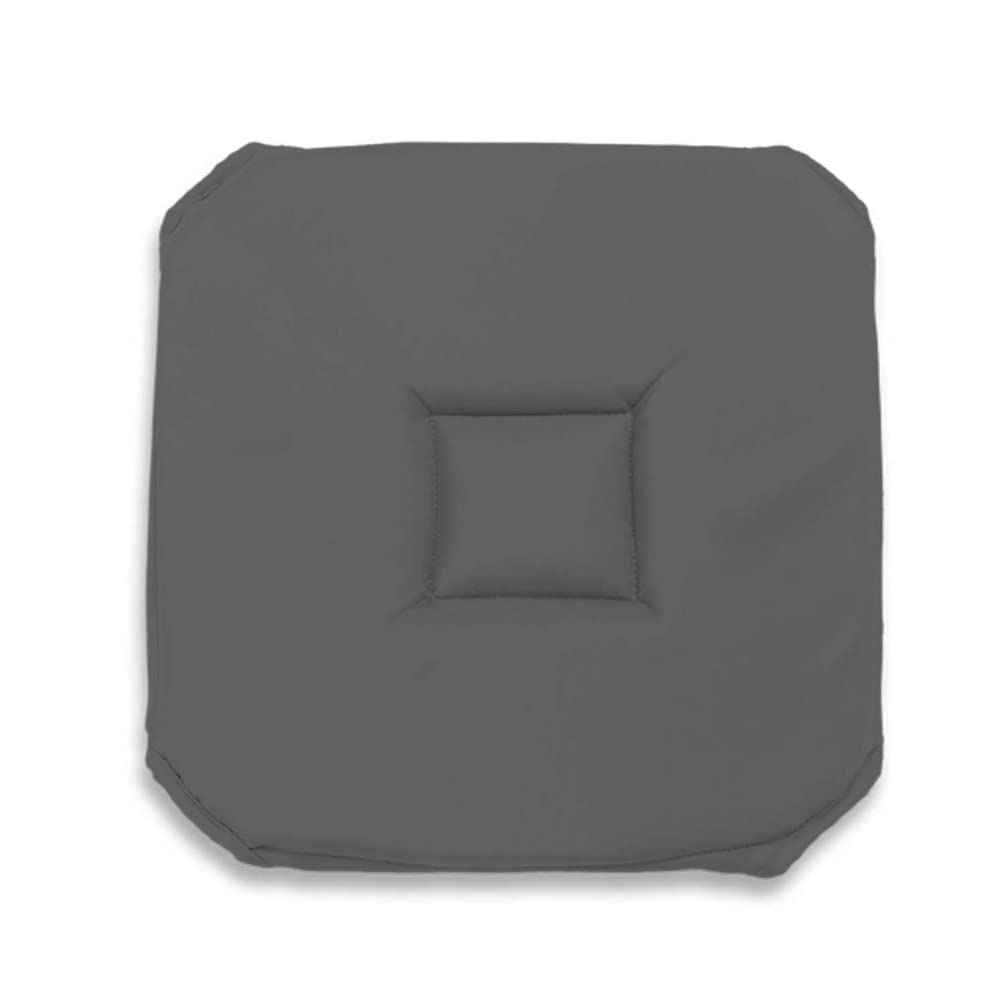 ALIX grey Gobelin seat cushion 40x40 cm