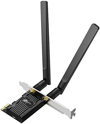 TP-Link AX1800 Wi-Fi 6 Bluetooth 5.2 PCIe Adapter for PC (Archer TX20E) - 802.11AX Dual Band Wireless Adapter with MU-MIMO, WPA3, Supports Windows 11, 10 (64bit) Only, Easy Setup