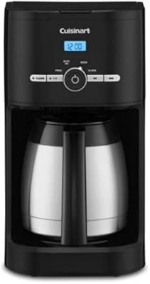 Cuisinart DCC-1170BK 10-Cup Thermal Classic™ Coffeemaker, Black with Thermal, 10-Cup, Programmable