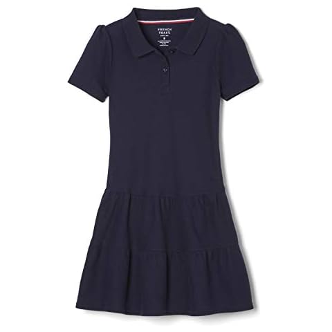 French Toast Ruffle Polo Dress Cover