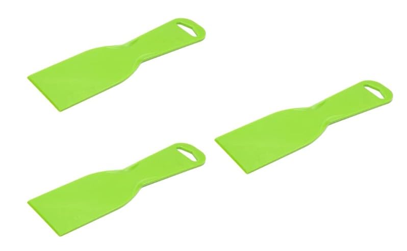 3Pcs Green Putty Scraper 2" Plastic Flexible Putty Knives Spreader for Taping Drywall Wall Painting,Painting Supplies and Tools,Paint, Wall Treatments and Supplies