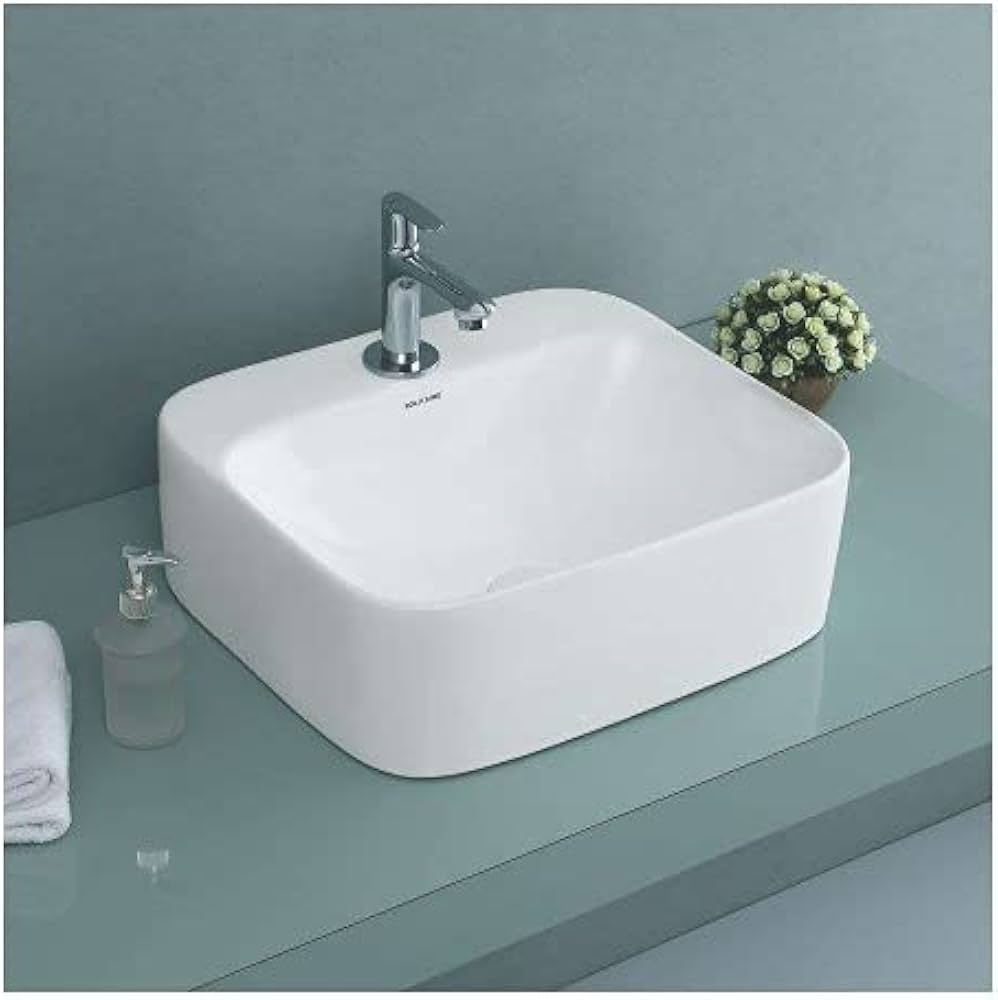 ceramic wash basin Volter 2 in 1 table top & wall hung basin hand ...