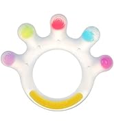 Haakaa Large-Palm Baby Teething Toys, Food Grade Silicone Teethers for Babies 0-6 Months/6-12 Mon...