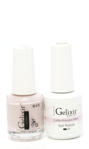 Gelixir Duo Matching Gel and Nail Polish, Made in USA. (004-Little Princess)