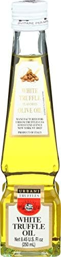 Urbani Truffles, Natural White Truffle Oil Pure Luxury Culinary Creations Real Truffle Oil | All-Natural and Vegan| Perfect for Fish, Salad, Pasta and Meat | 8 fl oz (250 ml)