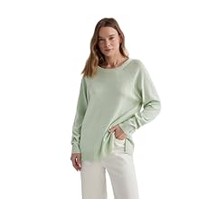 DeFacto womens Relax Fit Long Sleeve Crew Neck Basic Sweater Pullover Sweater