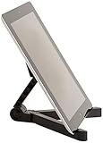 Amazon Basics Adjustable Tablet Holder Stand - Compatible with Apple iPad, Samsung Galaxy and Kindle Fire...