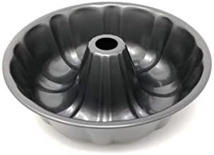 Chicago Metallic - Bakeware Professional Non-Stick 10" Fluted Tube Pan, Grey