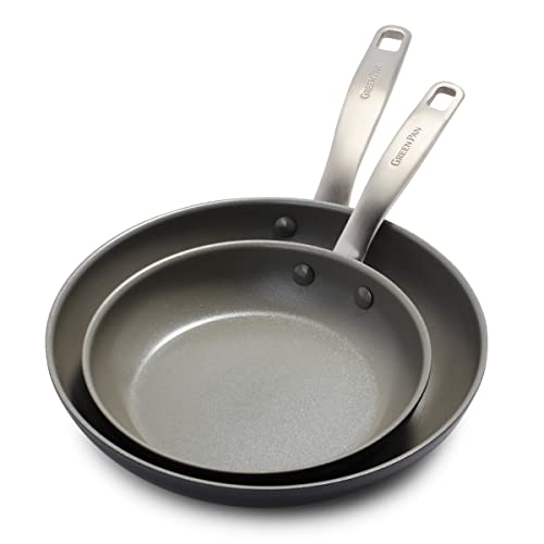 green pan ceramic frying pan - GreenPan Chatham Hard Anodized Healthy Ceramic Nonstick 8