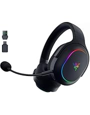 Razer Barracuda X Chroma Wireless Gaming Headset: 2.4GHz Wireless &amp; Bluetooth - Lightweight - Chroma RGB - 40mm Drivers - Cardioid Mic - 70 Hr Battery - for PC, Mac, PS5, Switch, Smartphone - Black