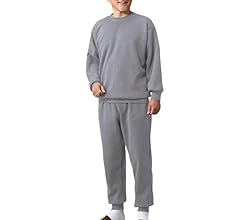 Little Island Men's Fleece Lined Sweatshirt, Room Wear, Long Sleeve, Matching Top & Bottom