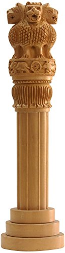 craftvatika large wooden ashoka pillar ashoka stambh indian national emblem national symbol ashok stambh idol gift ideal office home decor showpiece 18 high buy online in bulgaria desertcart