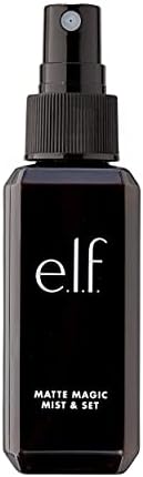 e.l.f. Matte Magic Mist & Set - Small, Lightweight, Long Lasting, Mattifying, Revitalizes, Controls Shine, Refreshes, Hydrates, All-Day Wear, 2.0 Fl Oz