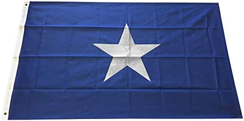 4LessCo 3x5 ft Embroidered Bonnie Blue Flag Nylon With Grommets