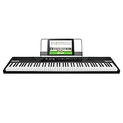 An Electric Piano That’s Tailored to You - Feature-packed Electric keyboard with 88 premium full-sized semi weighted keys with adjustable touch response to suit your preferred playing style Premium Sounds - 5 voices (Acoustic Piano, Electric Piano, O...