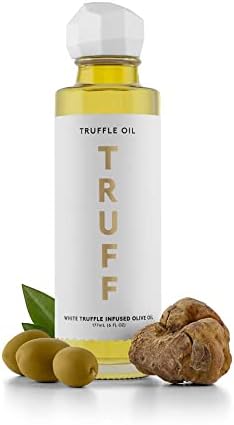 TRUFF White Truffle Oil - White Truffle Infused Olive Oil - Gourmet Dressing, Seasoning, Marinade, or Drizzle, Non-GMO, Gluten-Free, 6 fl.oz