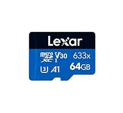 Lexar Micro SD Card 64GB (LSDMI64GBBCN633N) Black Blue