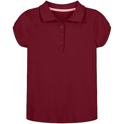 Nautica Girls' Short Sleeve Polo Cover