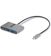 StarTech.com 4-Port USB-C Hub with 100W Power Delivery Pass-Through - 2X USB-A + 5Gbps 1ft (30cm)...