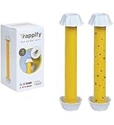 Trappify Hanging Fly Traps Outdoor: Fruit Fly Traps for Indoors | Fly Catcher, Gnat, Mosquito, & ...