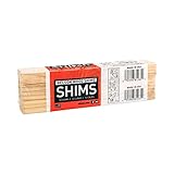 Nelson Wood Shims - DIY Bundle Wood Shims Pack of 12 8-Inch Shims, High Performance Natural Wood, 100% Kiln Dried