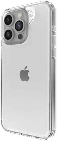 ZAGG Crystal Palace iPhone 15 Pro Max Phone Case - Drop Protection (13ft/4m), Anti-Yellowing & Scratch-Resistant iPhone Case, Wireless Charging Compatibility, Clear